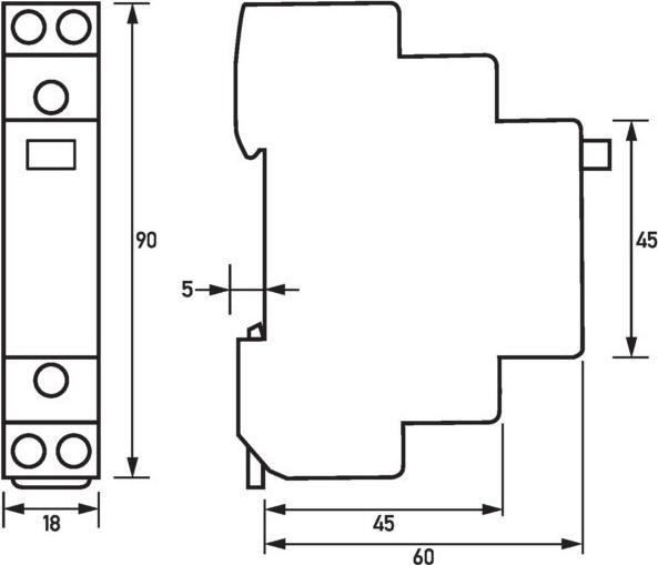 Immagine prodotto Doepke DOEP RS 230-110 Disgiuntore di corrente 230V AC/16A Disgiuntore di corrente