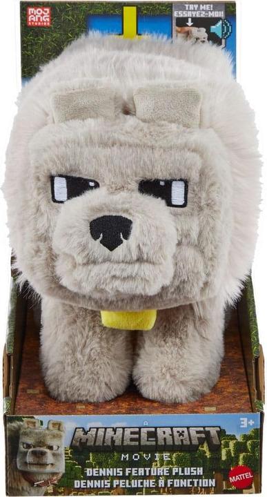 Actual product image Minecraft Dennis the Wolf (21 cm)