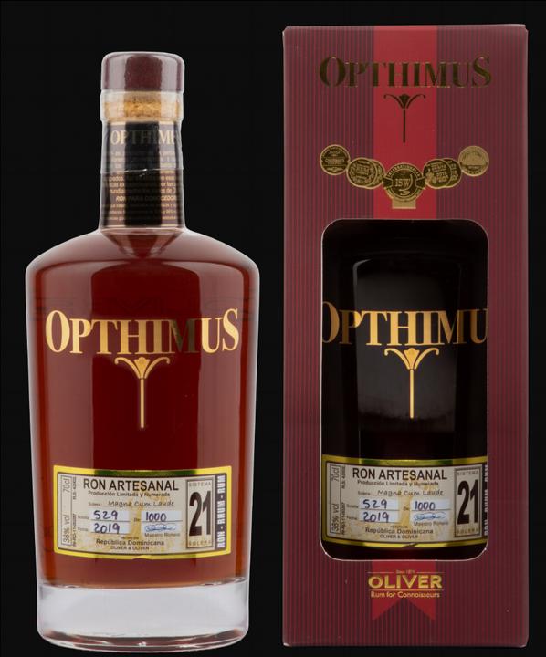 Actual product image Opthimus 21 Years (1 x 70 cl)