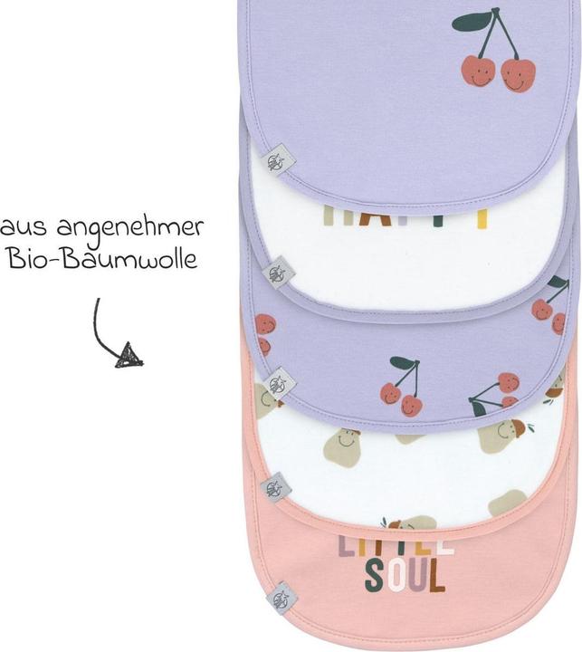Produktbild Lässig Lätzchen Klett-Lätzchen 5er Pack Bibs aus Bio-Baumwolle (3 Monate)