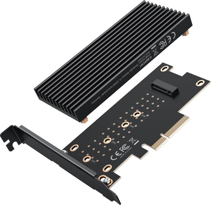 Produktbild Graugear PCI Card M.2 PCIe 4.0 Card für M.2 NVMe SSD