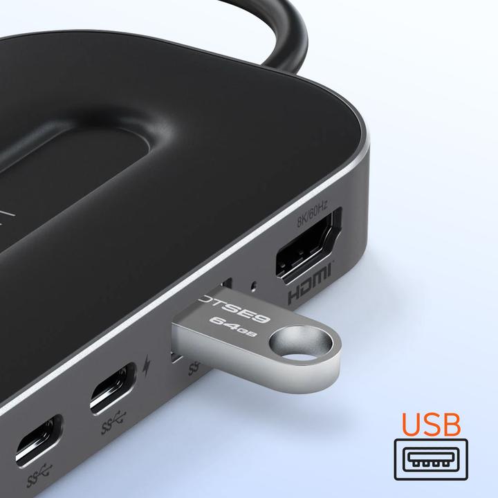 Actual product image Satechi ST-U4MGEM (USB-C, 7 Ports)