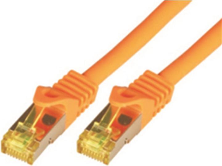 Immagine prodotto M-Cab CAT7 S-FTP-PIMF-LSZH-2.00M-ORA (SF/UTP, CAT7, 2 m)