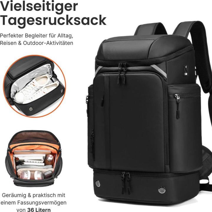 Actual product image Hermex Daypack Business Backpack Outdoor Backpack Travel Backpack (36 l)