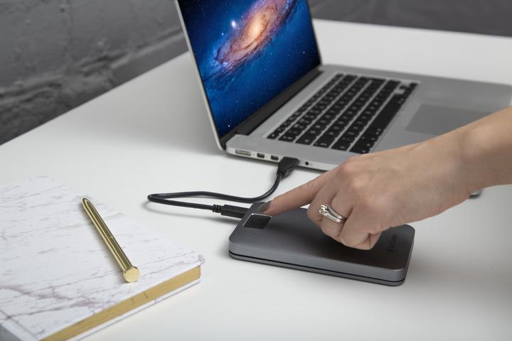 Image du produit Verbatim Fingerprint Secure 1TB USB 3.2 Gen 1 USB-C (1 To)