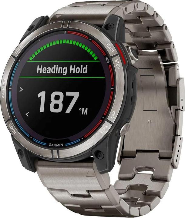 Produktbild Garmin quatix 7X Sapphire Solar Titan« GPS Marine Smartwatch (51 mm)