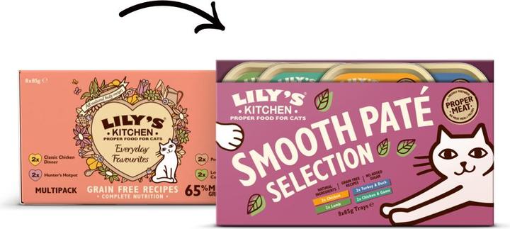 Produktbild Lily's Kitchen Smooth Pate Collection (Adult, 8 Stk., 680 g)