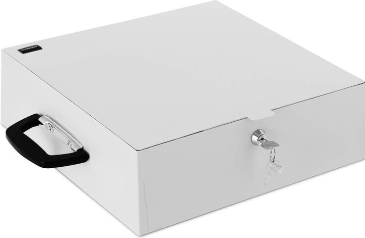 Produktbild Stamony Dokumentenkassette abschliessbar Dokumentenbox A4 Kassette 35 x 32 x 11 cm (12.32 l)