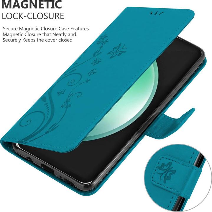 Image du produit Cadorabo Coque pour Samsung Galaxy S24 FE pour Fleur Book (Samsung Galaxy S24 FE)