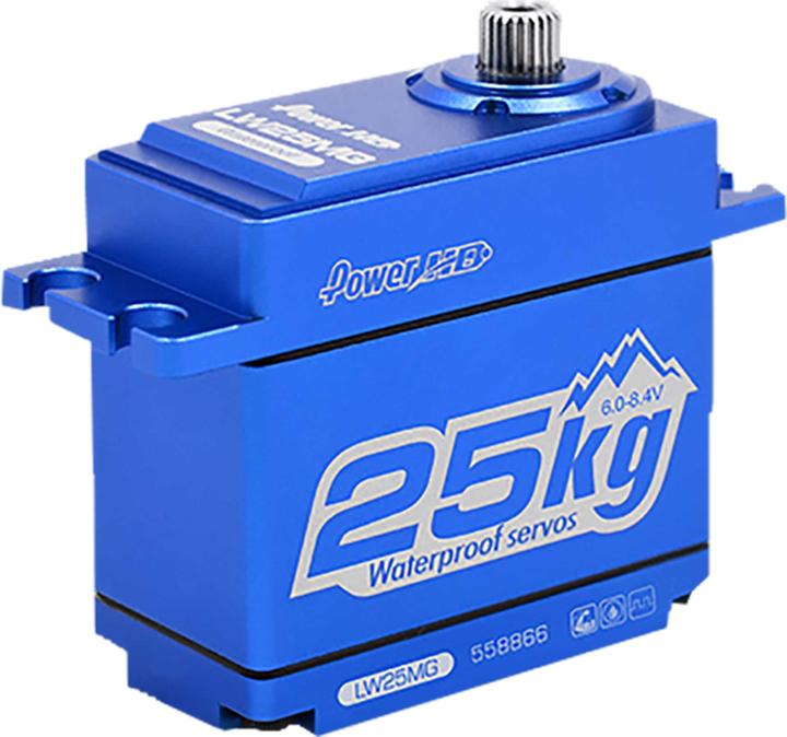 Actual product image Power HD Servo LW-25MG / 25.0kg / 0.14sec. / 6V - 8.4V / Waterproof