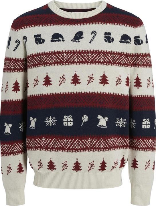 Jack & Jones Jjxmas Snowball Knit Crew Neck (XL)