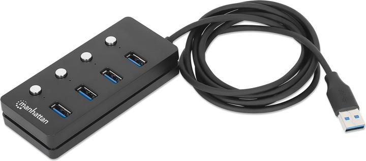 Produktbild Manhattan 4-Port USB 3.0 Typ-A Hub (USB-A, 4 Ports)