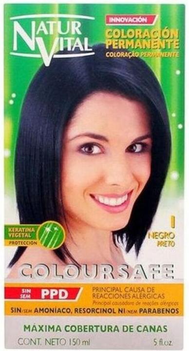 Naturaleza Y Vida COLOURSAFE tinte permanente #1-negro 150 ml (1)