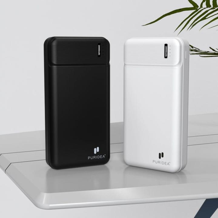 Image du produit Puridea Power bank powerbank 20000 mAh PD QC3.0 3A 20W Q7 black (20000 mAh, 20 Wh)
