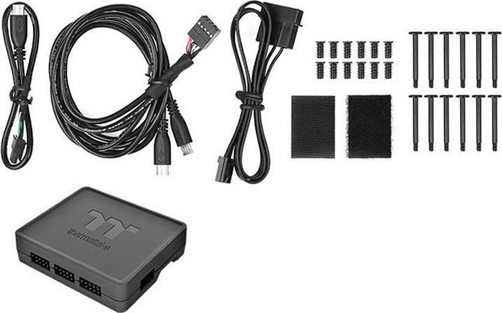 Image du produit Thermaltake Riing Quad 12 RGB White Edition (120 mm, 3 x)