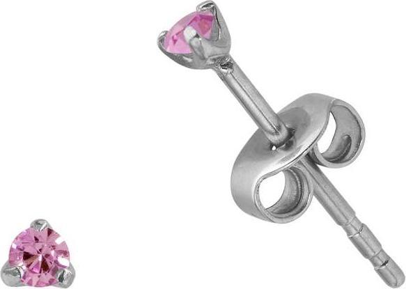 Bijouteria Ohrstecker (Edelstahl, Zirkonia, PVC)