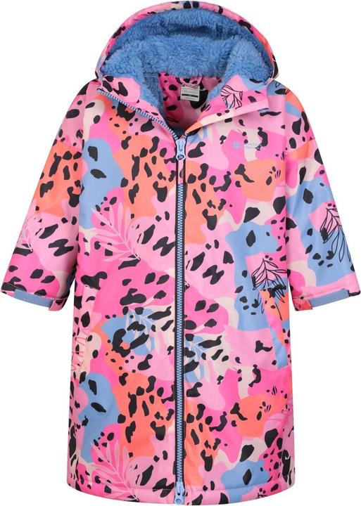 Actual product image Mountain Warehouse Childrens/Kids Tidal Leaves Changing Robe (L)