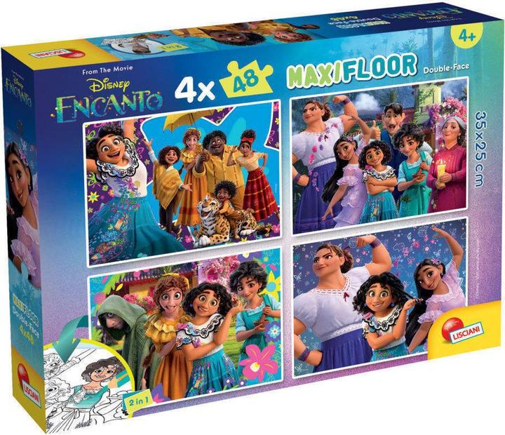 Produktbild Lisciani Disney Puzzle Maxifloor 4 X 48 Encanto (48 Teile)