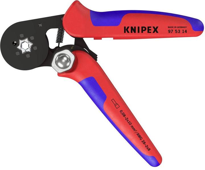 Image du produit Knipex Pince à sertir auto-ajustable pour embouts de câble (180 mm)