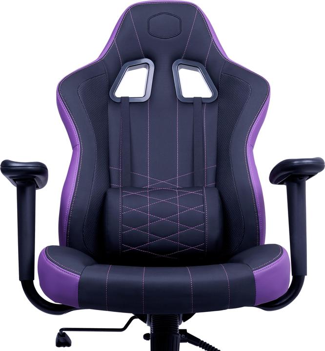 Actual product image Cooler Master Master CMI-GCE1-PR CMI-GCE1-PR gaming chair, Purple, black