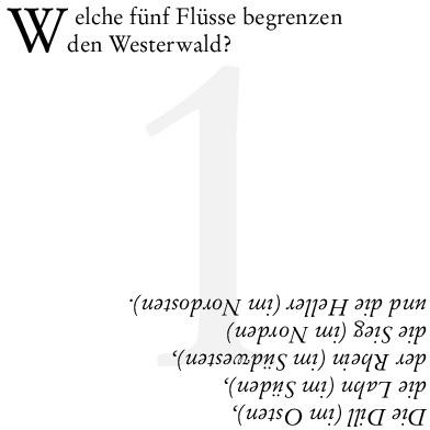 Produktbild Kissel:Westerwald-Quiz (Deutsch)