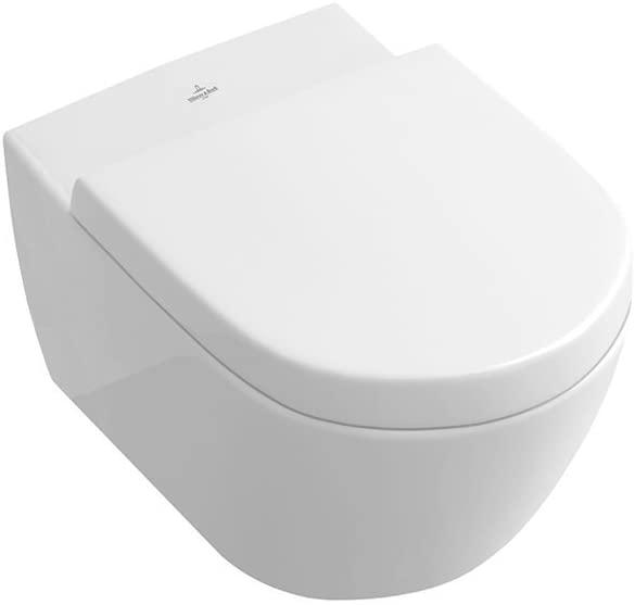 Actual product image Villeroy & Boch Subway 2.0 DirectFlush low-level WC, open splash rim, white, wall-mounted with coating.