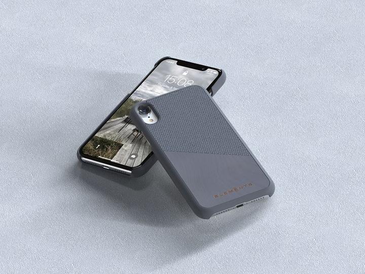 Immagine prodotto Nordic Elements Original Helium - Custodia per Iphone Xr con vero legno d'acero (grigio medio) (Apple iPhone XR)