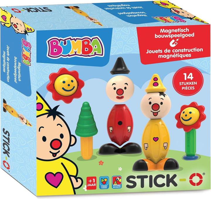 Actual product image Stick-O Bumba Speelset, 14dlg. (5 cm)