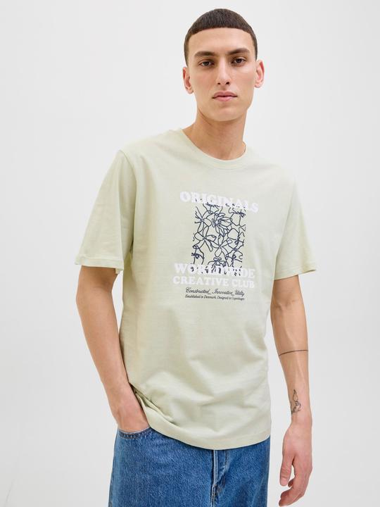 Actual product image Jack & Jones Gedruckt Rundhalsausschnitt T-shirt T-shirt (L)