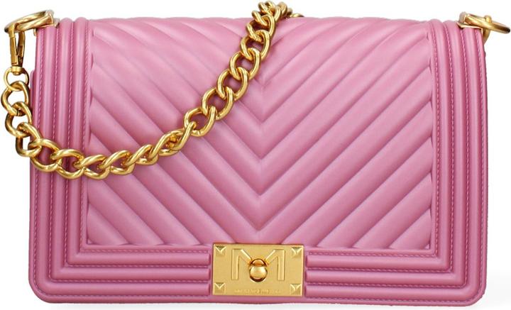 Marc Ellis Damen Schultertasche - Modell Evanthe Lux - 100% Gummi - 25.0 X 15.0 X 8.0 Cm