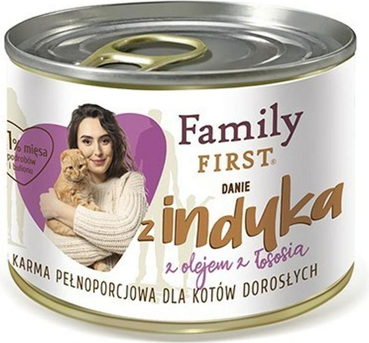 Produktbild Family FIRST Adult Turkey dish - Nassfutter für Katzen - 200g (Senior, 200 g)