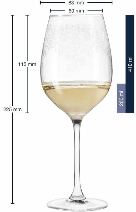 Image du produit Leonardo Château (41 cl, 6 Verres, Verres à vin blanc)