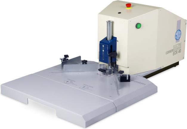 Actual product image Cyklos ECR 40 electric corner rounder / thumb hole punch