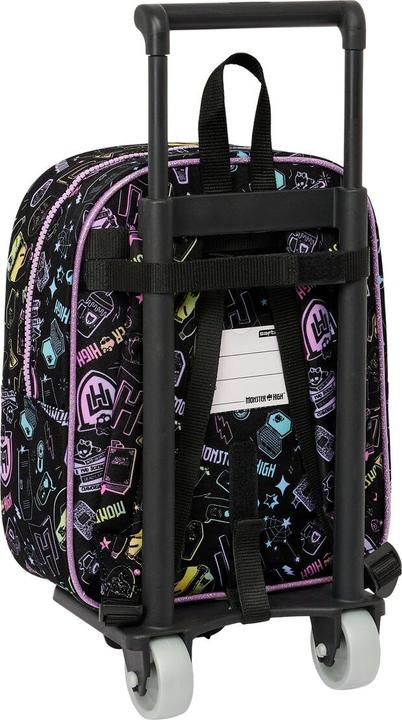 Image du produit Monster High Sac à dos scolaire à roulettes Noir 22 x 27 x 10 cm