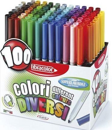 Image du produit Fibracolor Crayons 100 couleurs Display TARGI (Zestaw kolorów, 4.50 mm, 100 x)