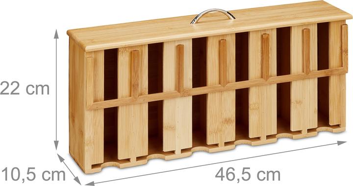Actual product image Relaxdays Teebeutelspender