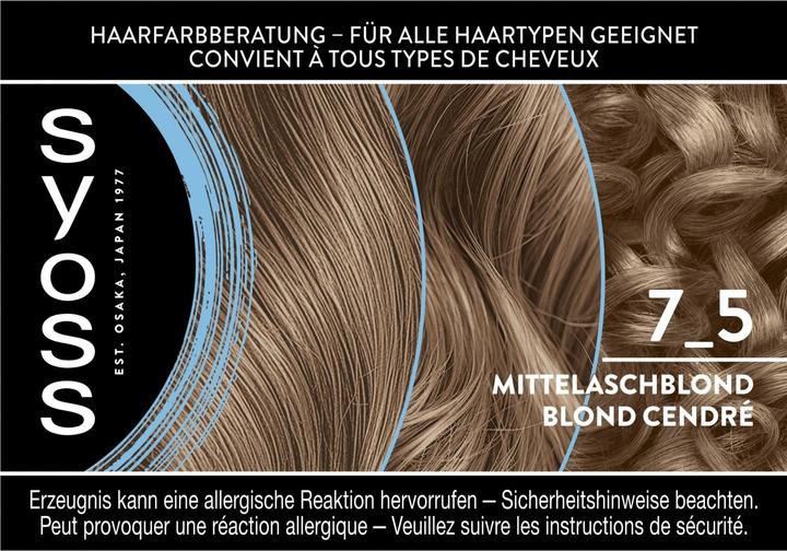 Produktbild Syoss Coloration (7 5 Mittelaschblond)