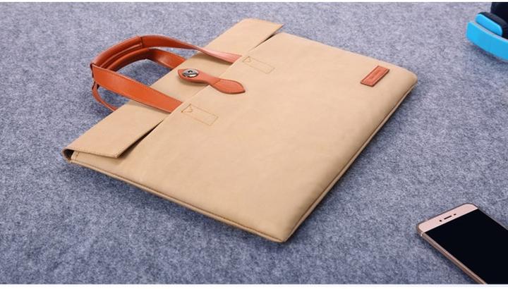 Image du produit Cartinoe Sac à main pour ordinateur portable / Macbook 13 pouces Marron