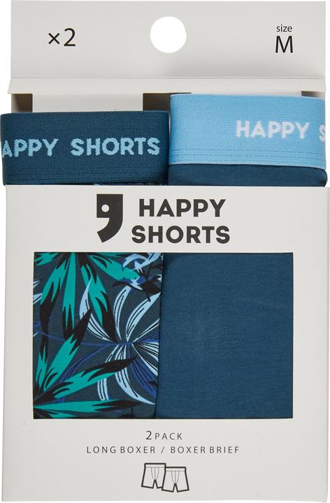 Immagine prodotto Happy shorts Langer Boxer Jersey Boxer Briefs (XXL, Confezione da 2)