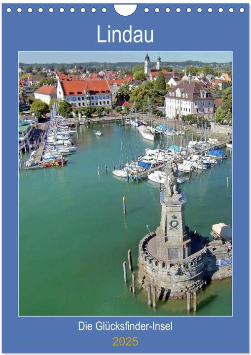 Immagine prodotto Lindau. Die Glcksfinder-Insel (Wandkalender 2025 DIN A4 hoch), Monatskalender (A4, Tedesco)