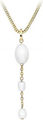 Immagine prodotto Silver Cat Delicata collana di perle reali placcata oro SC513 (catena. ciondolo)
