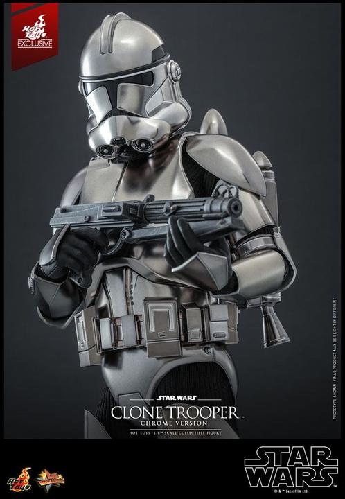 Produktbild Hot Toys Star Wars figurine 1/6 Clone Trooper (Chrome Version) 30 cm