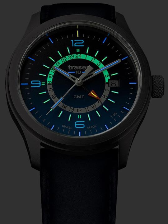 Actual product image Traser P59 Aurora GMT (Analogue wristwatch, 42 mm)