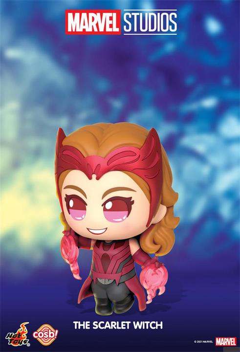 Actual product image Hot Toys WandaVision figurine Cosbi Scarlet Witch 8 cm