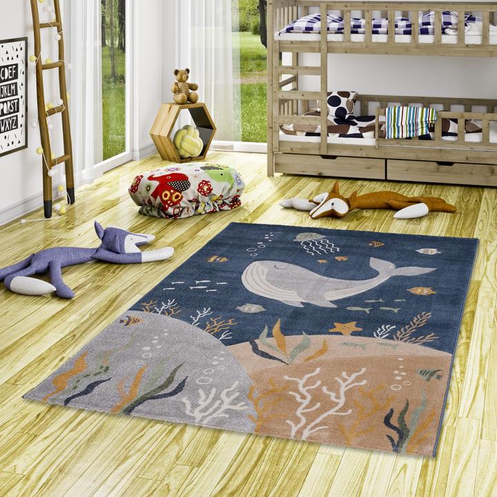 Immagine prodotto Pergamon Kinder Teppich Maui Kids Ozean (140 x 200 cm)