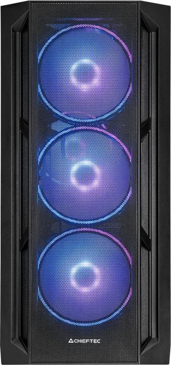 Actual product image Chieftec Apex Lumo GA-01B-L-OP (black, tempered glass) (ATX, mATX, Mini-ITX, E-ATX, SSI EEB, SSI CEB, uATX)