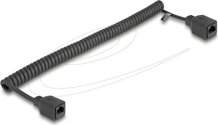 Immagine prodotto Delock RJ45 Spiralkabel Buchse zu Buchse Cat.5e UTP 1 m bis (U/FTP, CAT5e, 3 m)