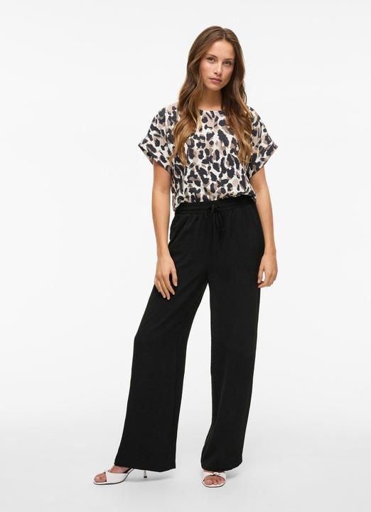 Image du produit Vila Pantalon taille haute à jambe large (34)