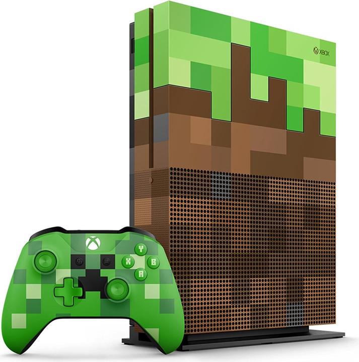 Actual product image Microsoft Xbox One S 1TB - Minecraft Special Edition