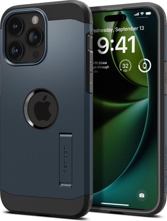 Produktbild Spigen Tough Armor MagSafe, Metallschiefer – iPhone 15 Pro (Apple iPhone 15 Pro)
